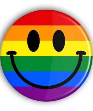 LGBT Regenbogen Smiley