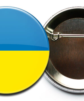 Ukraine Anstecker mit Sicherheitsnadel
